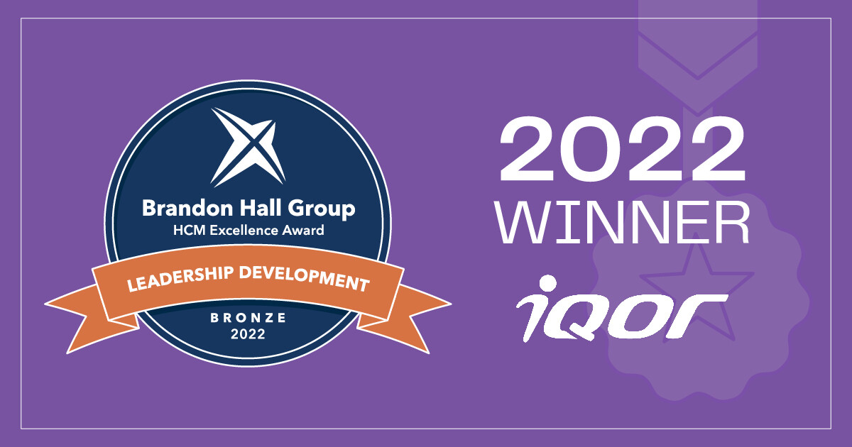 iQor Wins 2022 Brandon Hall Group Bronze Award iQor