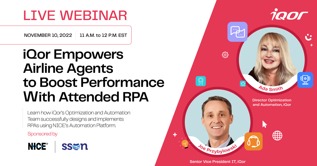 Webinar Features iQor Best Practices to Boost CX With RPA | iQor